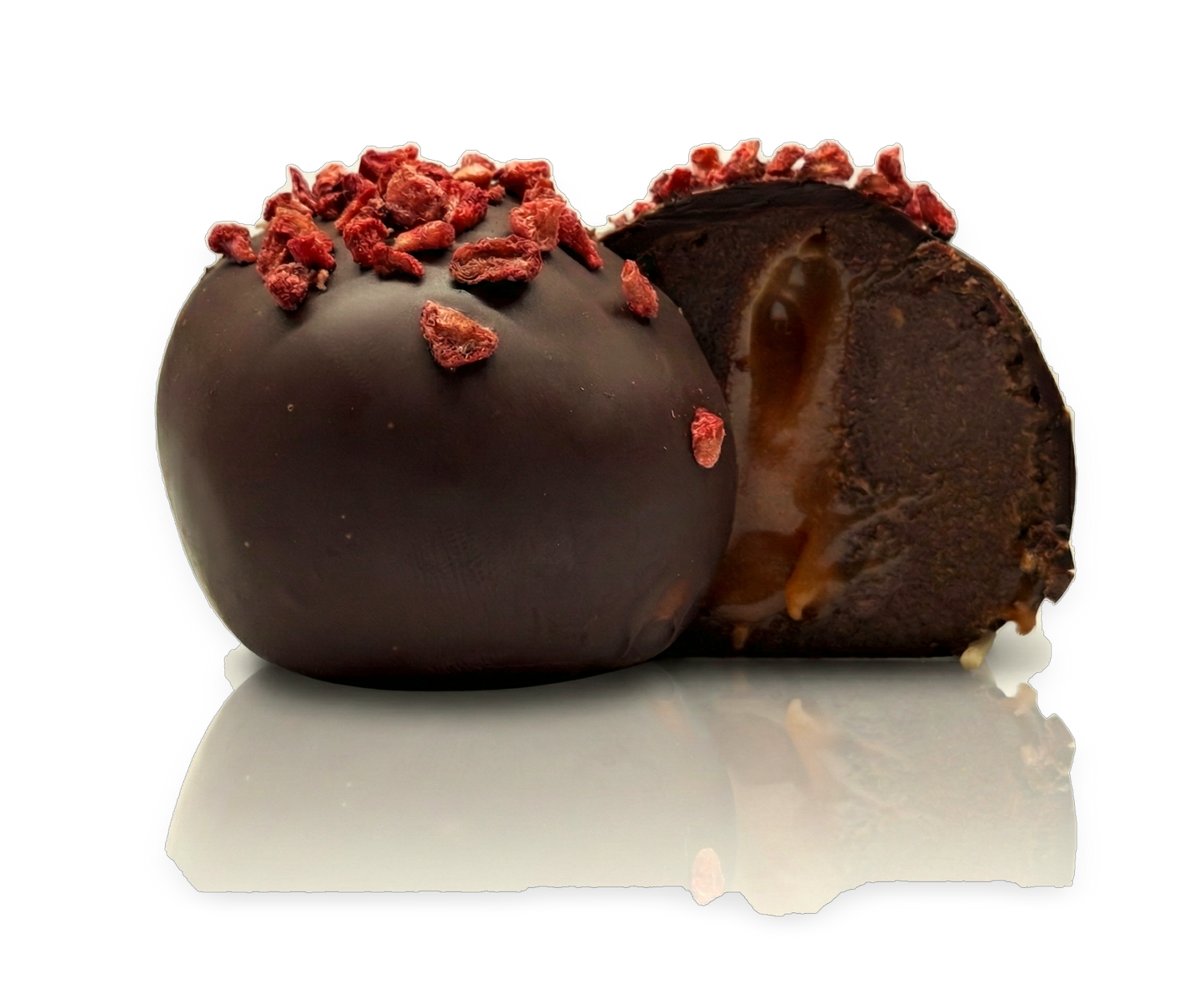 Trøffel-Romkugler - Æske nr. 2 med 6 forskellige