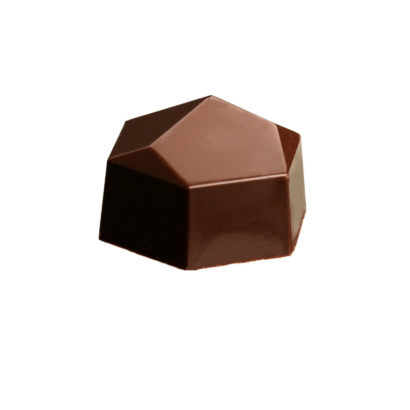 Fyldte chokolader med mørk chokolade - gaveæske med 6 stk.