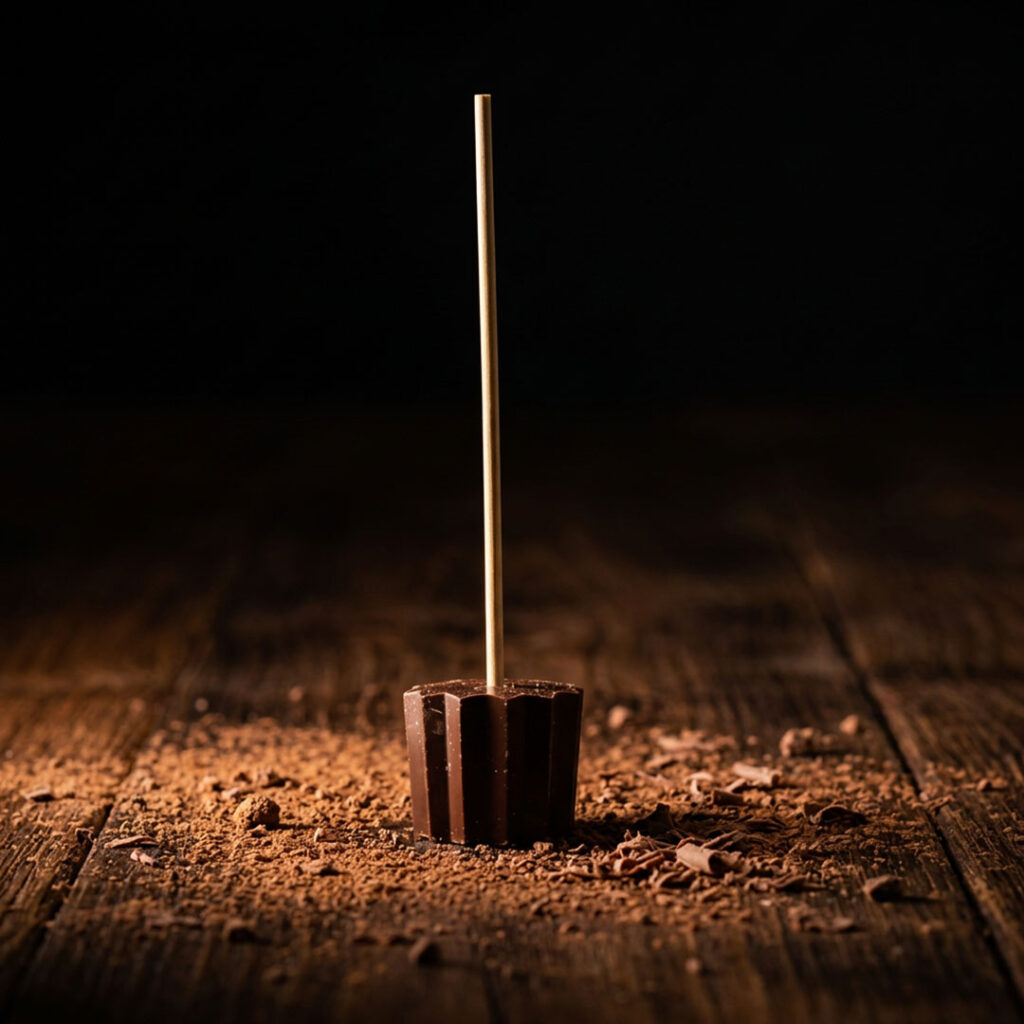 Varm chokoladepinde - Mørk chokolade